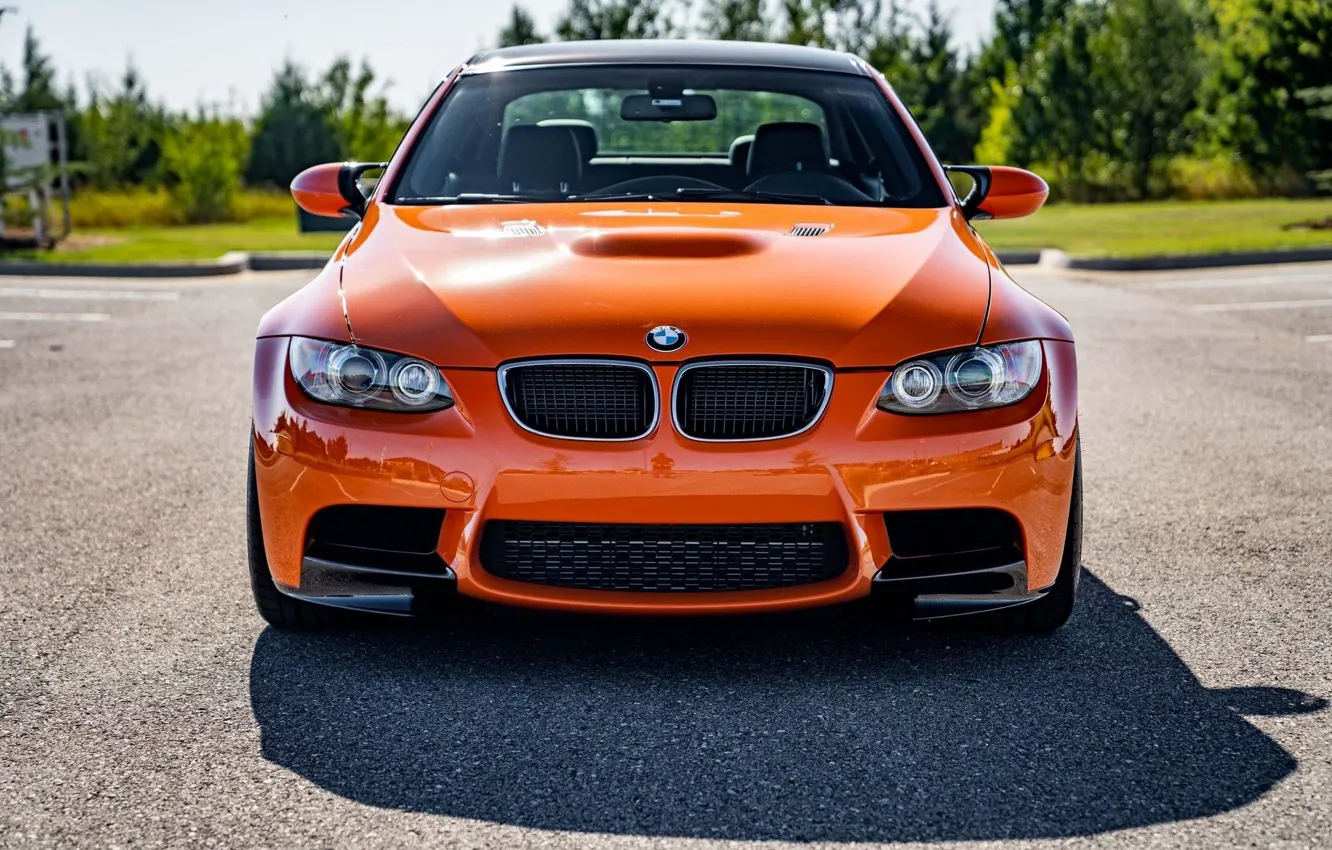 Photo wallpaper BMW, E92, Shadow, Parking, Lime Rock Park Edition, M3