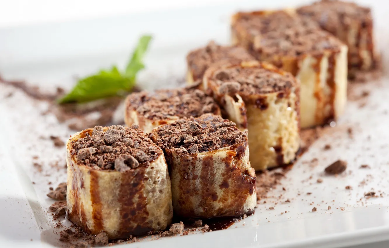 Photo wallpaper food, chocolate, cookies, cakes, sweet, jam, filling