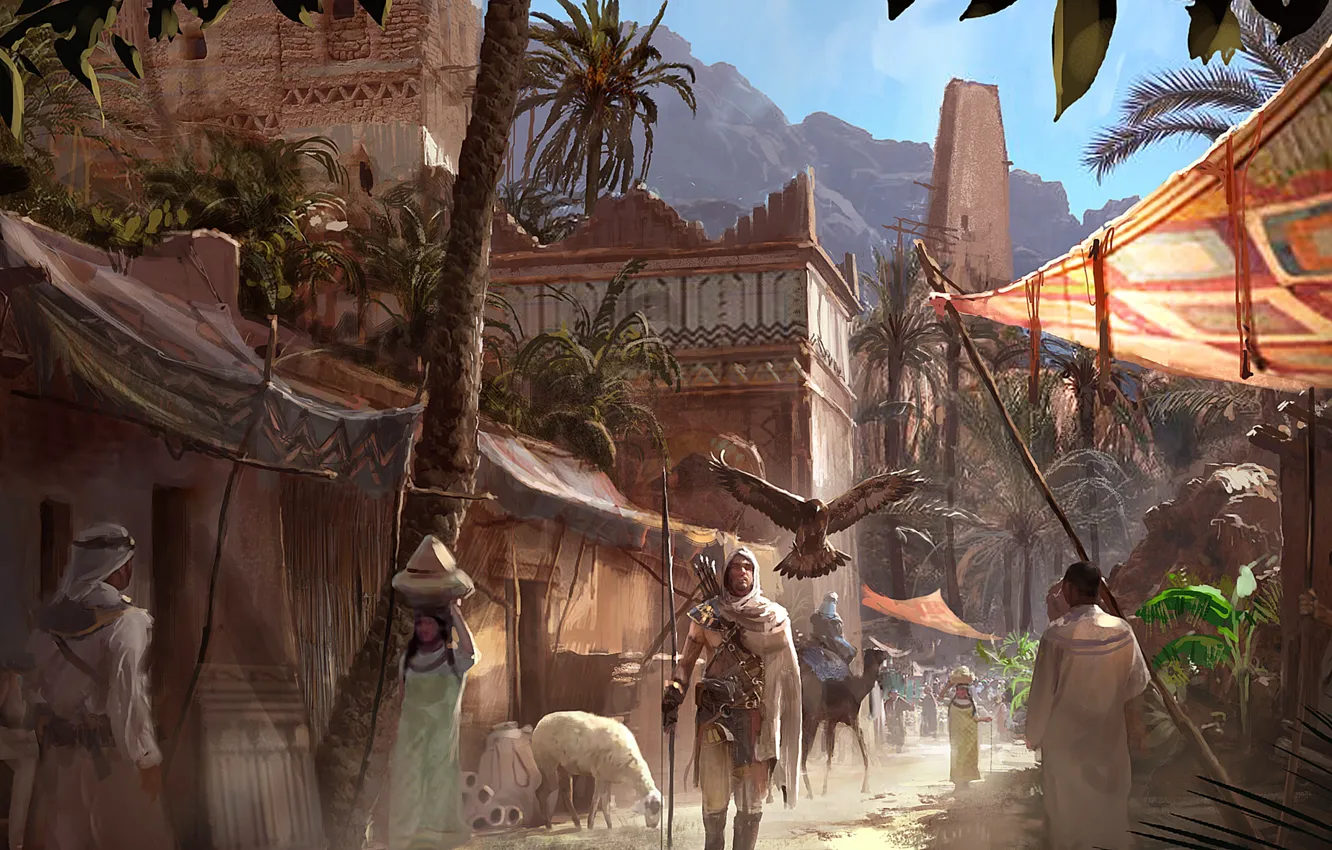 Photo wallpaper Egypt, Ubisoft, Game, Assassin's Creed: Origins