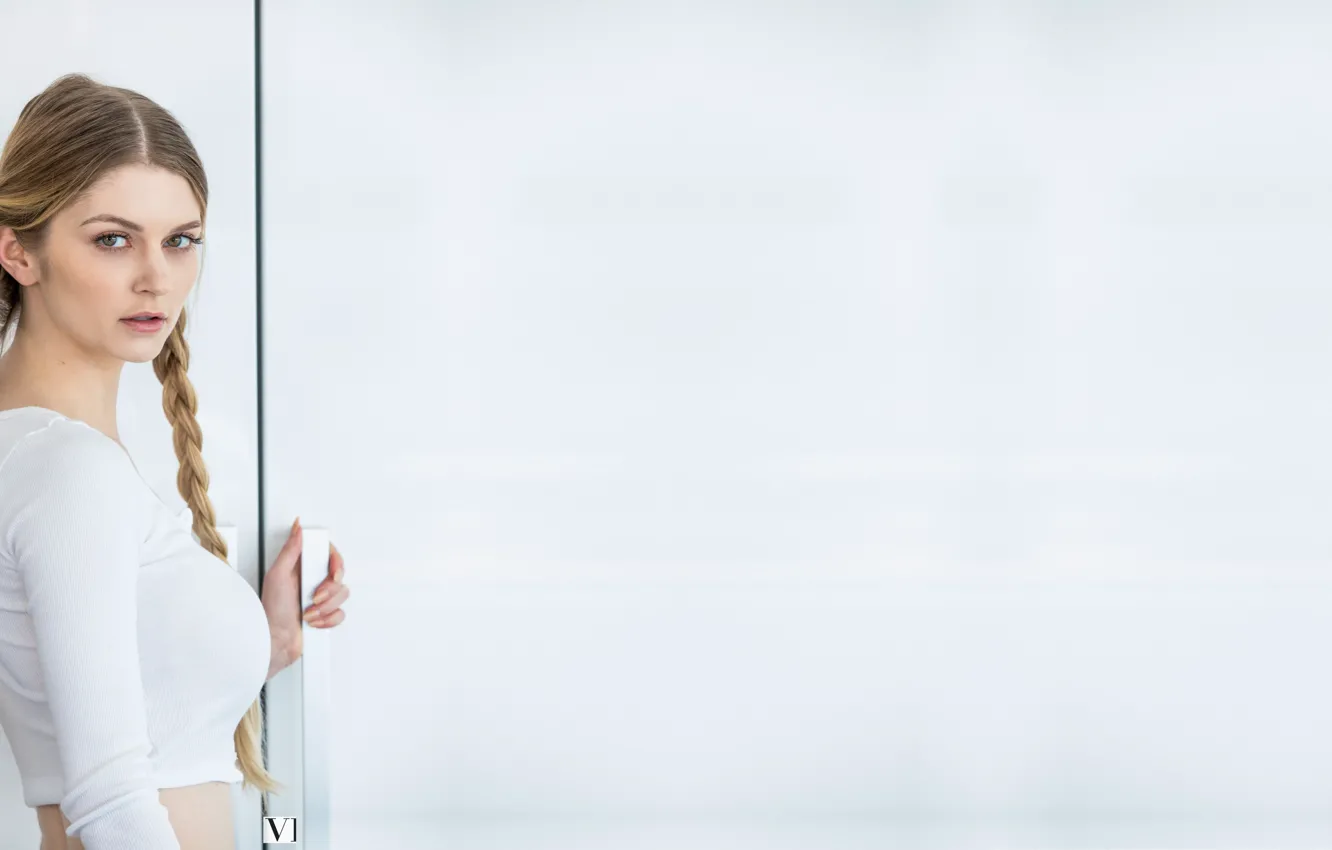 Photo wallpaper eyes, kitchen, nadya-nabakova