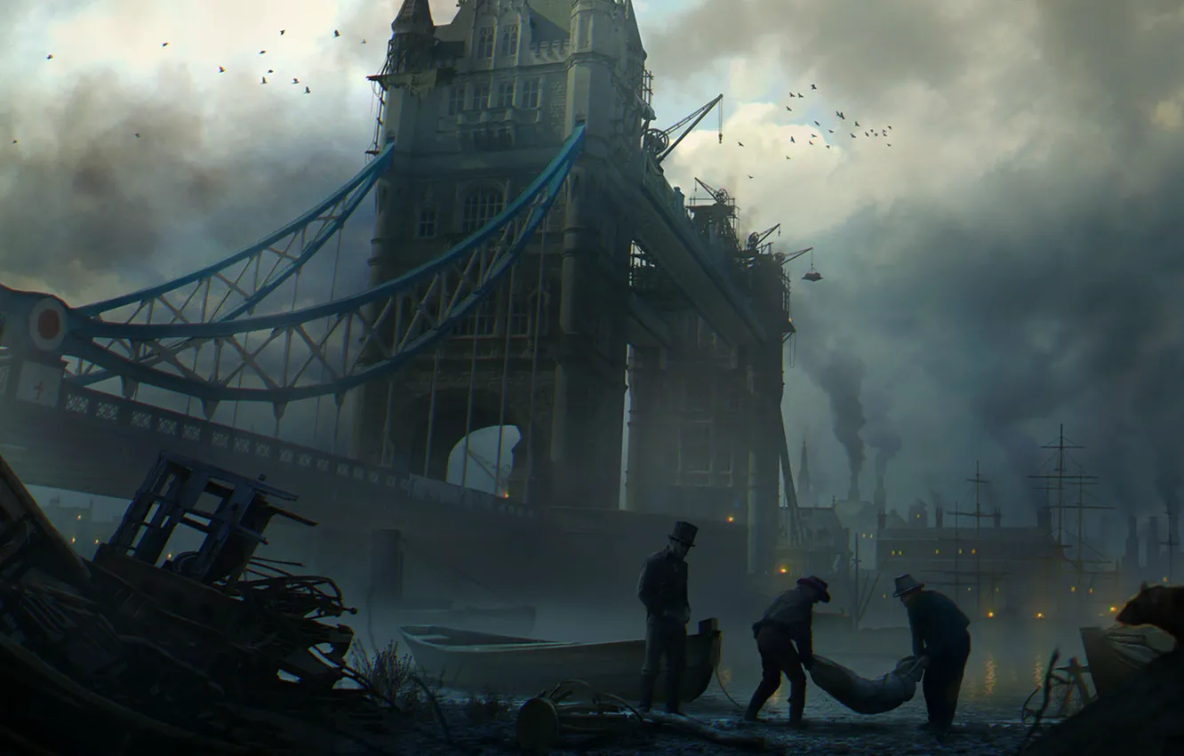 Photo wallpaper London, corpses, Vladimir Manyukhin, Truth Won't Out