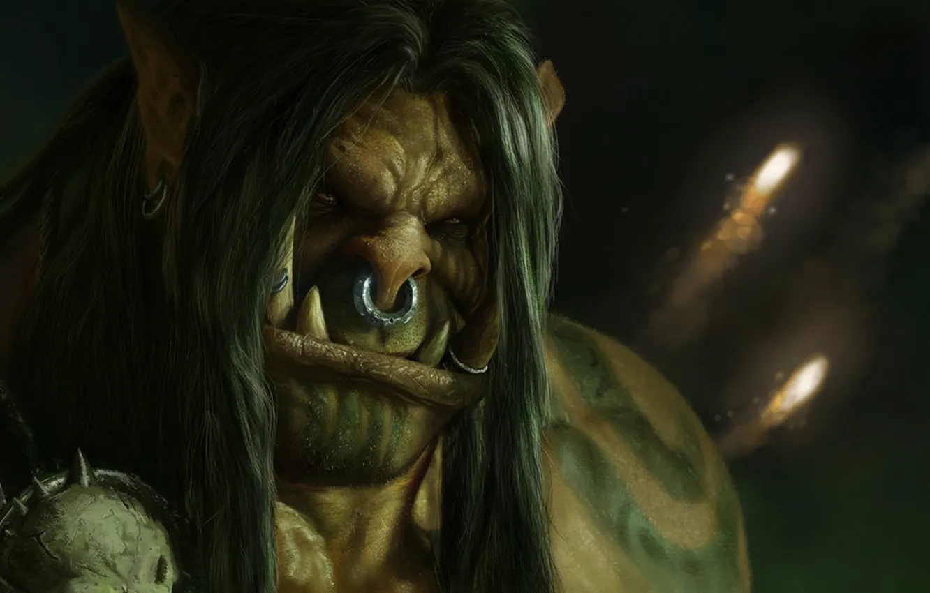 Photo wallpaper World of Warcraft, wow, warlords of draenor, Grommash Hellscream