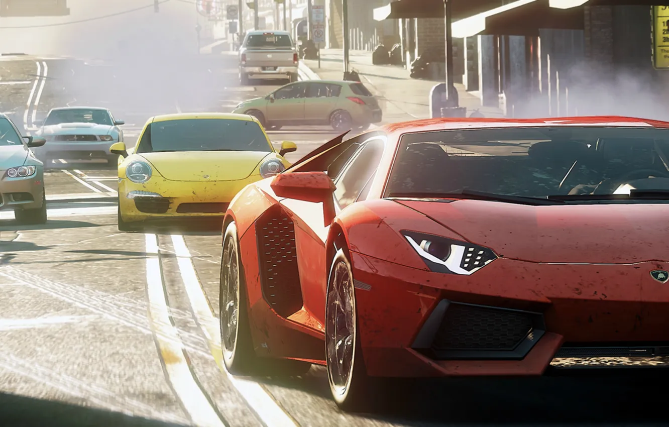 Photo wallpaper car, Need For Speed Most Wanted, Need for Speed, Voitur, cars, nfs, most wanted, Aventador