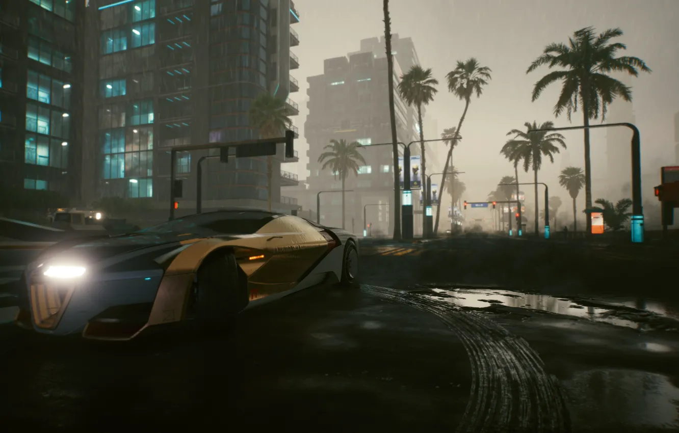 Photo wallpaper future, cyberpunk, rpg, night city, CD Projekt RED, Cyberpunk 2077, Video Game, Cyberpunk