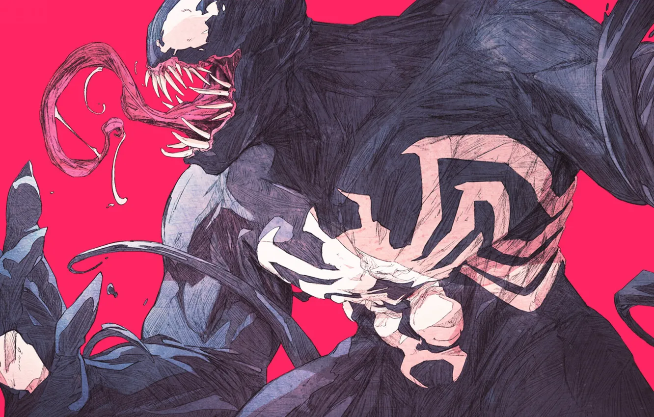 Photo wallpaper language, teeth, Marvel, Venom, Venom, Symbiote, tongue, symbiont