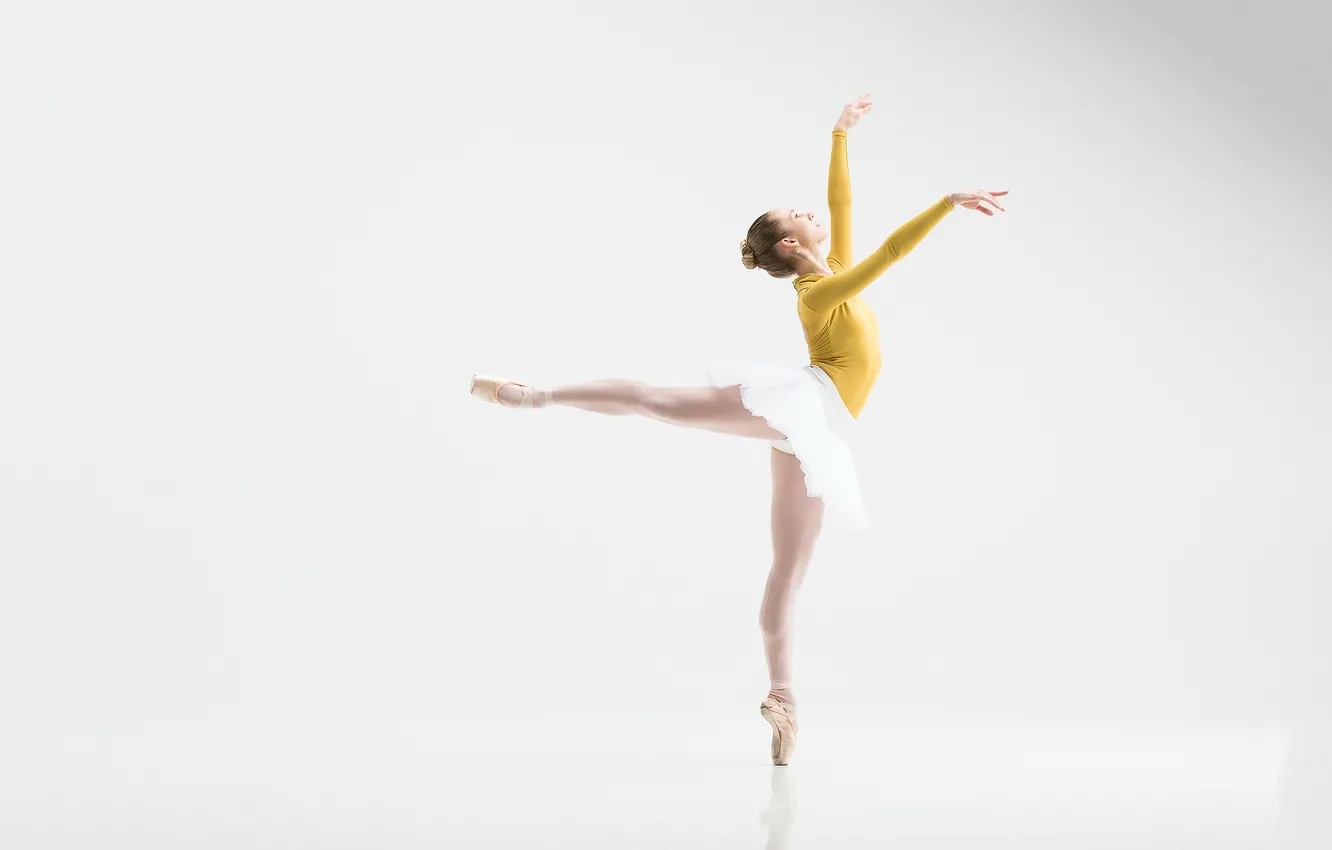 Photo wallpaper girl, dance, ballerina