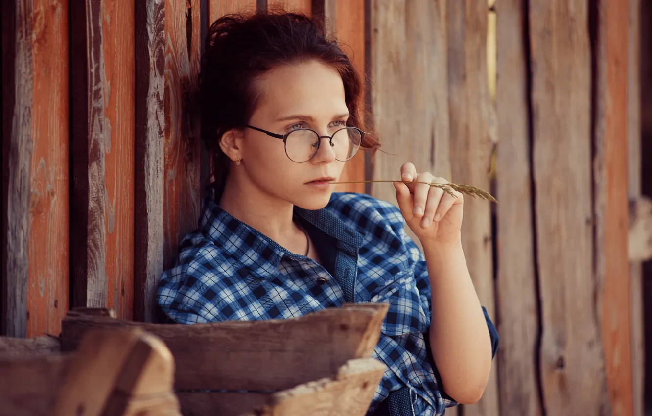 Photo wallpaper girl, morning, Maxim Mikhailov