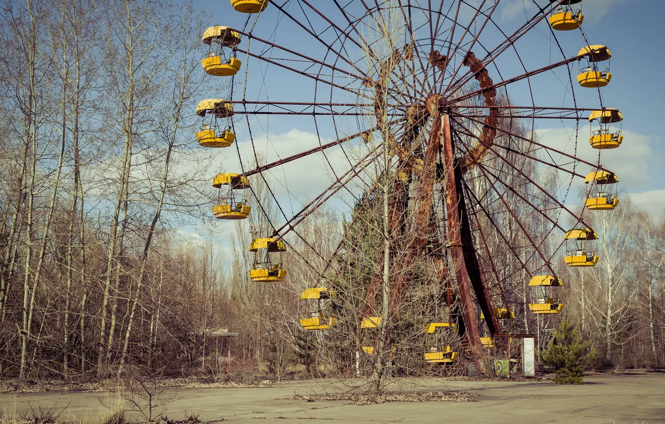 Photo wallpaper Chernobyl, Pripyat, lost places