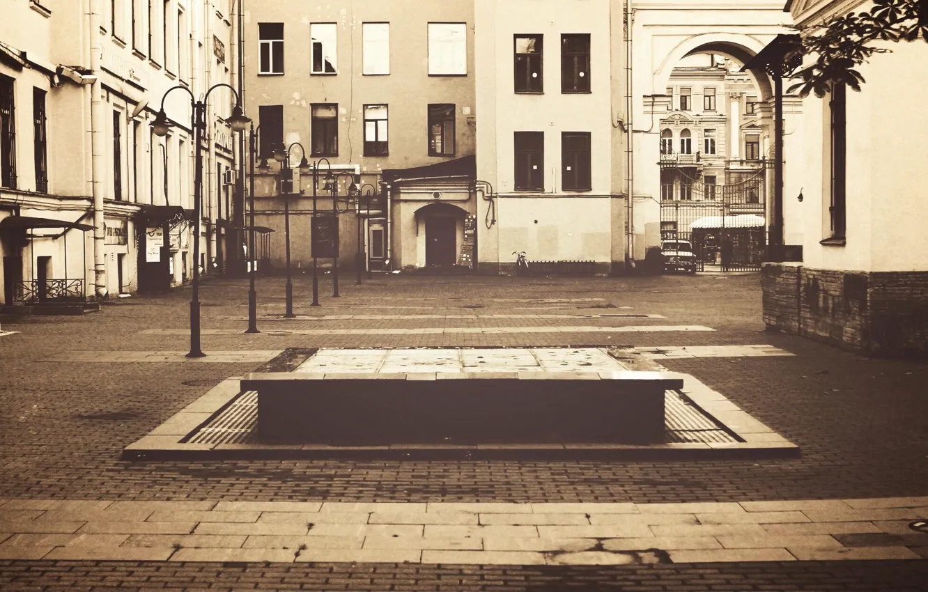 Photo wallpaper home, Peter, yard, Saint Petersburg, Russia, Russia, SPb, St. Petersburg