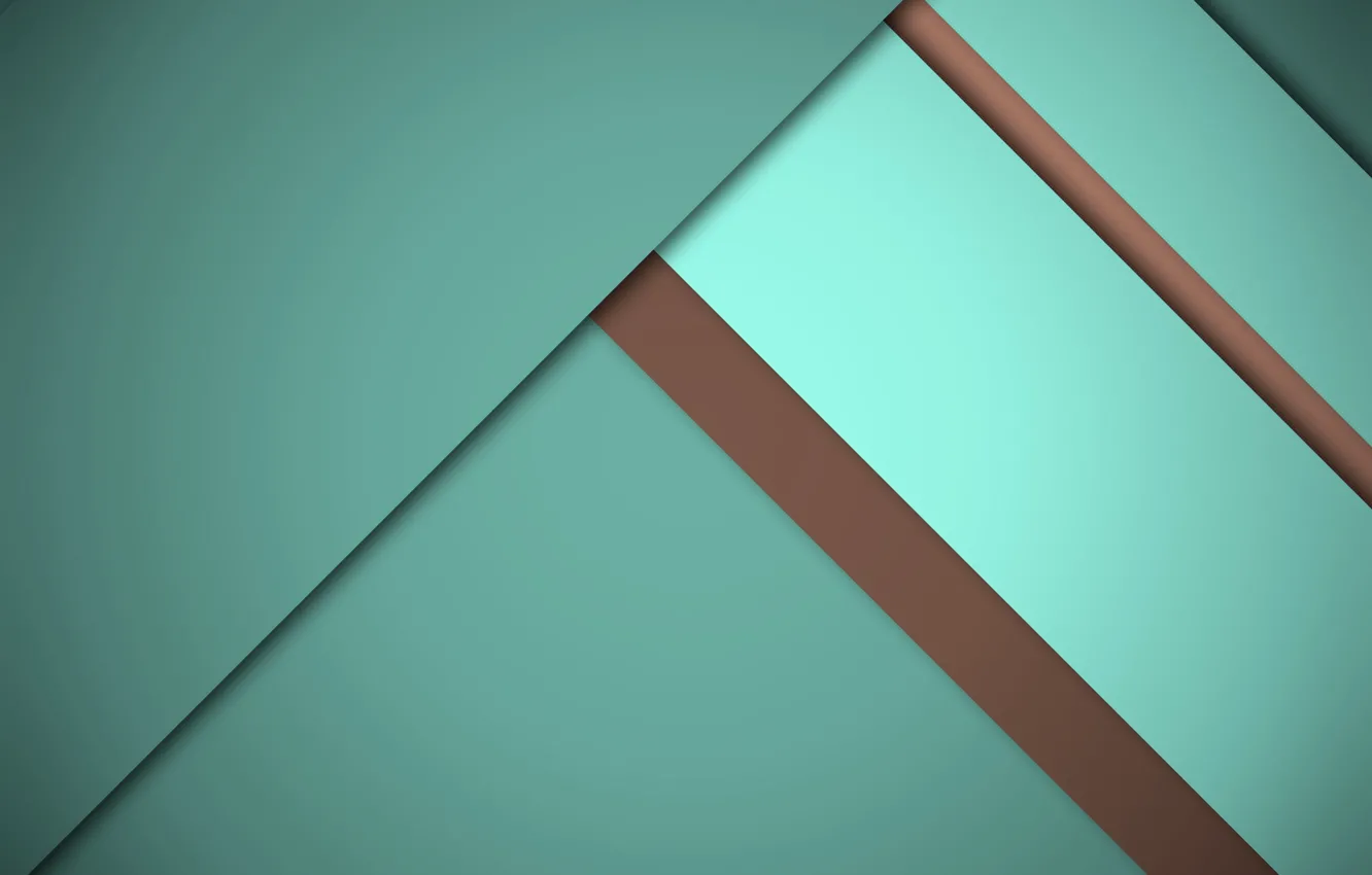 Photo wallpaper line, green, geometry, brown, design, color, material