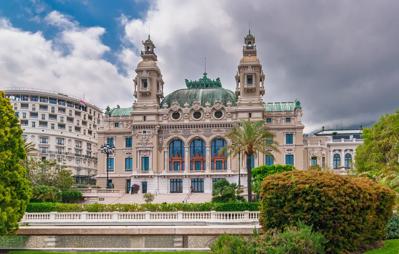 Photo wallpaper Opera, Monaco, Monte-Carlo