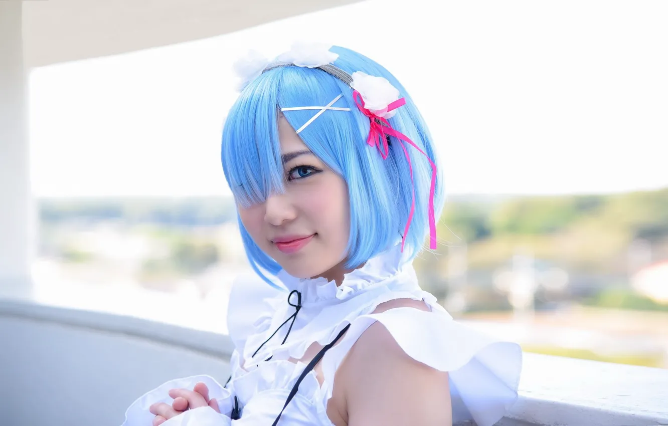 Photo wallpaper Japanese, cosplay, Rem, re zero kara hajime chip isek or seikatsu, re zero
