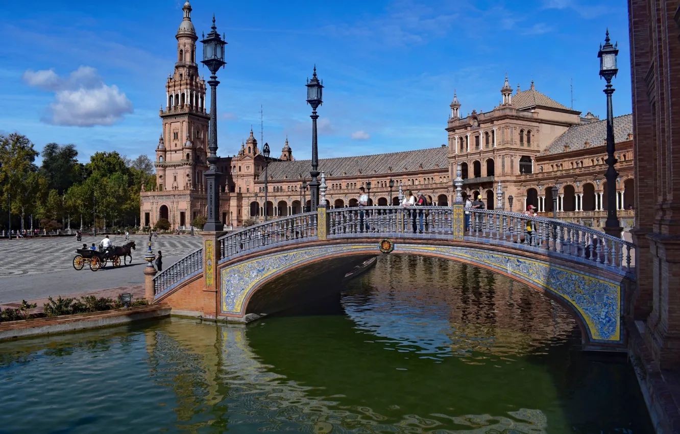 Photo wallpaper the city, Spain, Seville