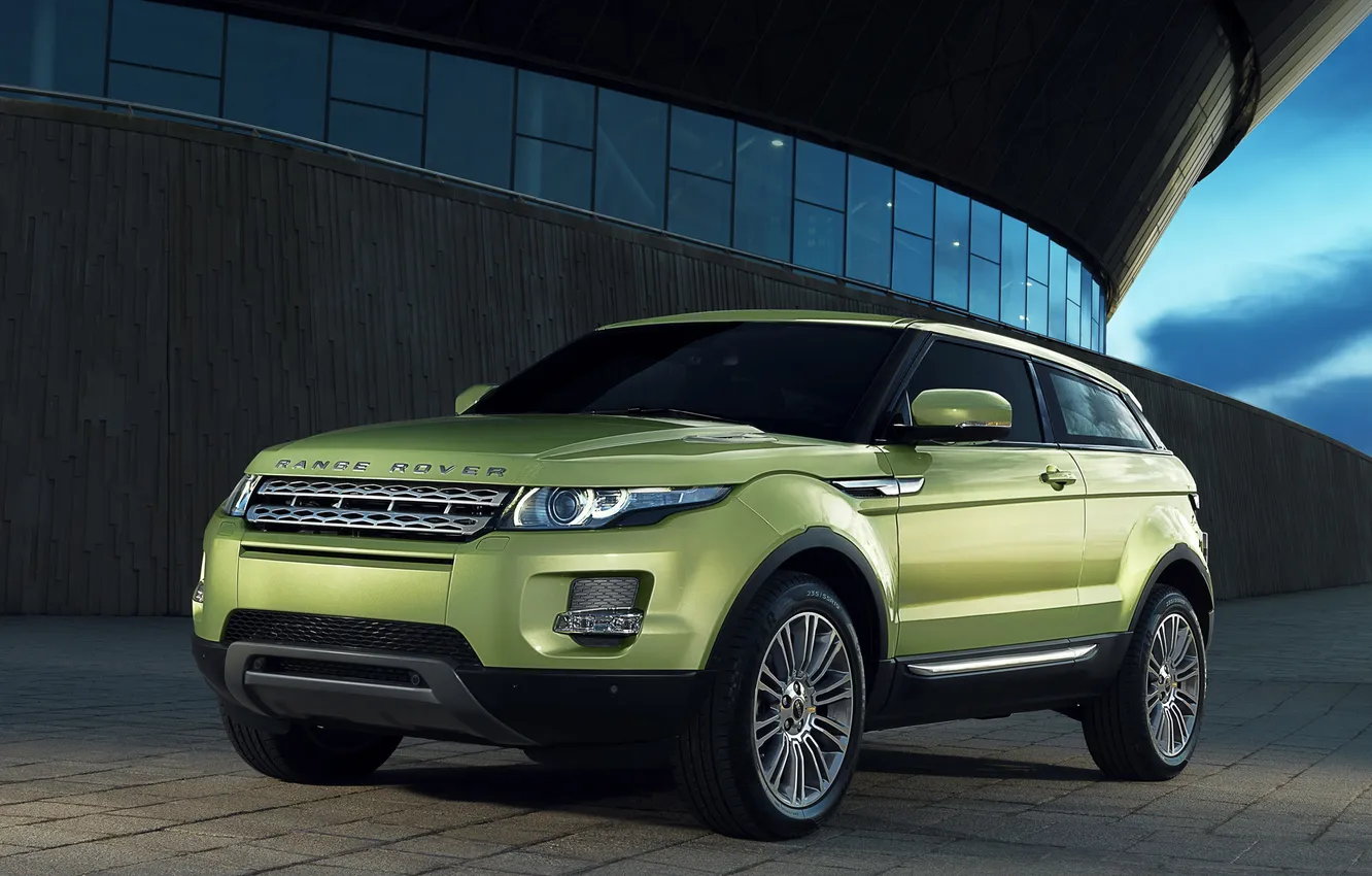 Photo wallpaper auto, SUV, Land Rover, Range Rover, the front, Evoque