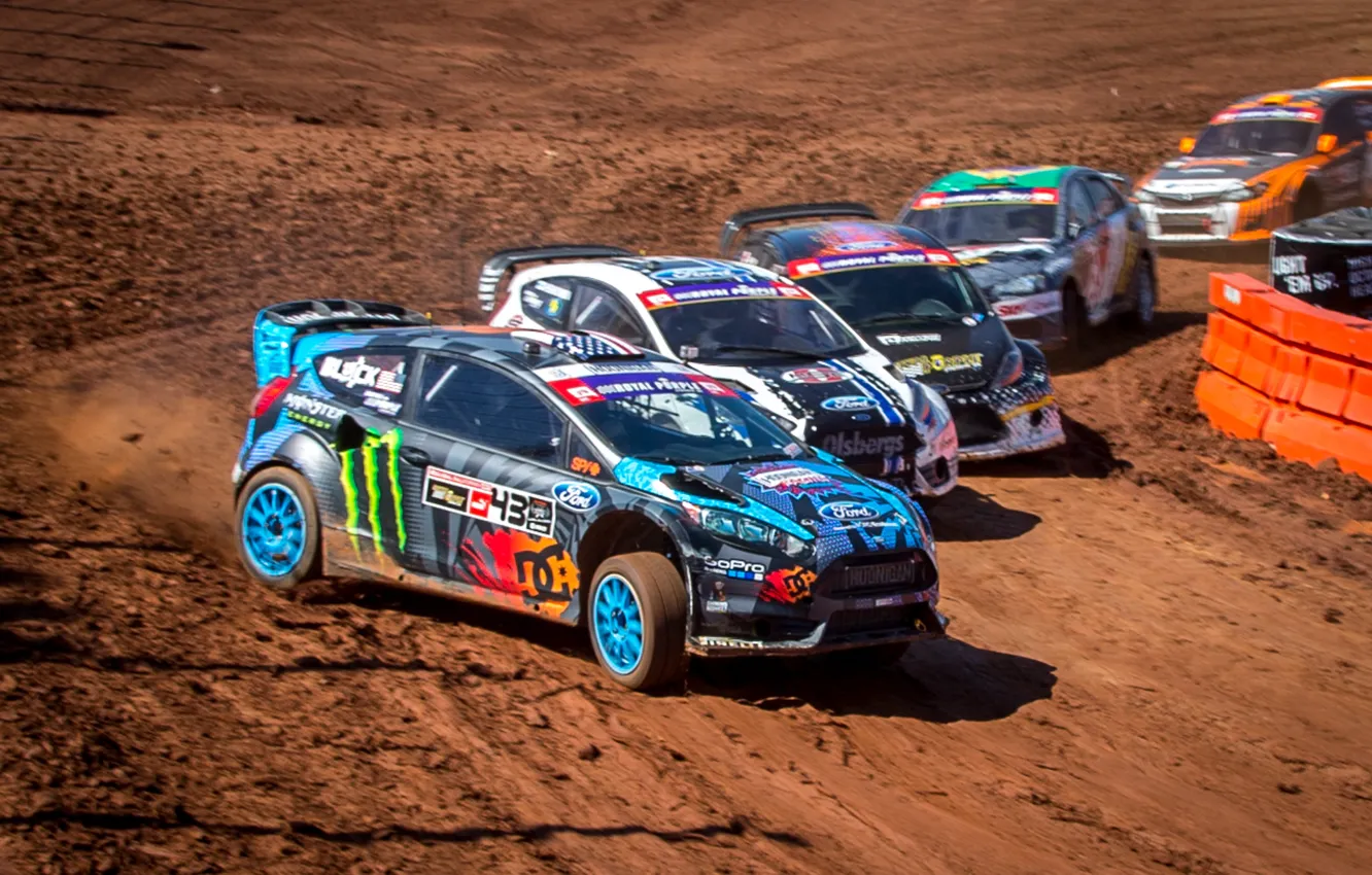 Photo wallpaper dirt, Ken Block, rally cross