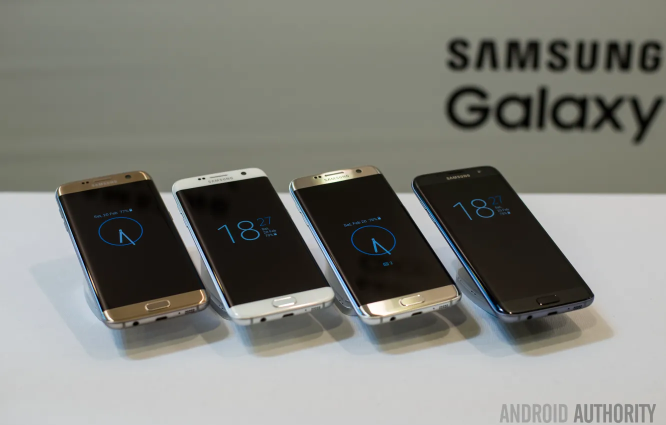 Photo wallpaper Galaxy, Edge, Samsung, Samsung, 2016, Samsung Galaxy S7