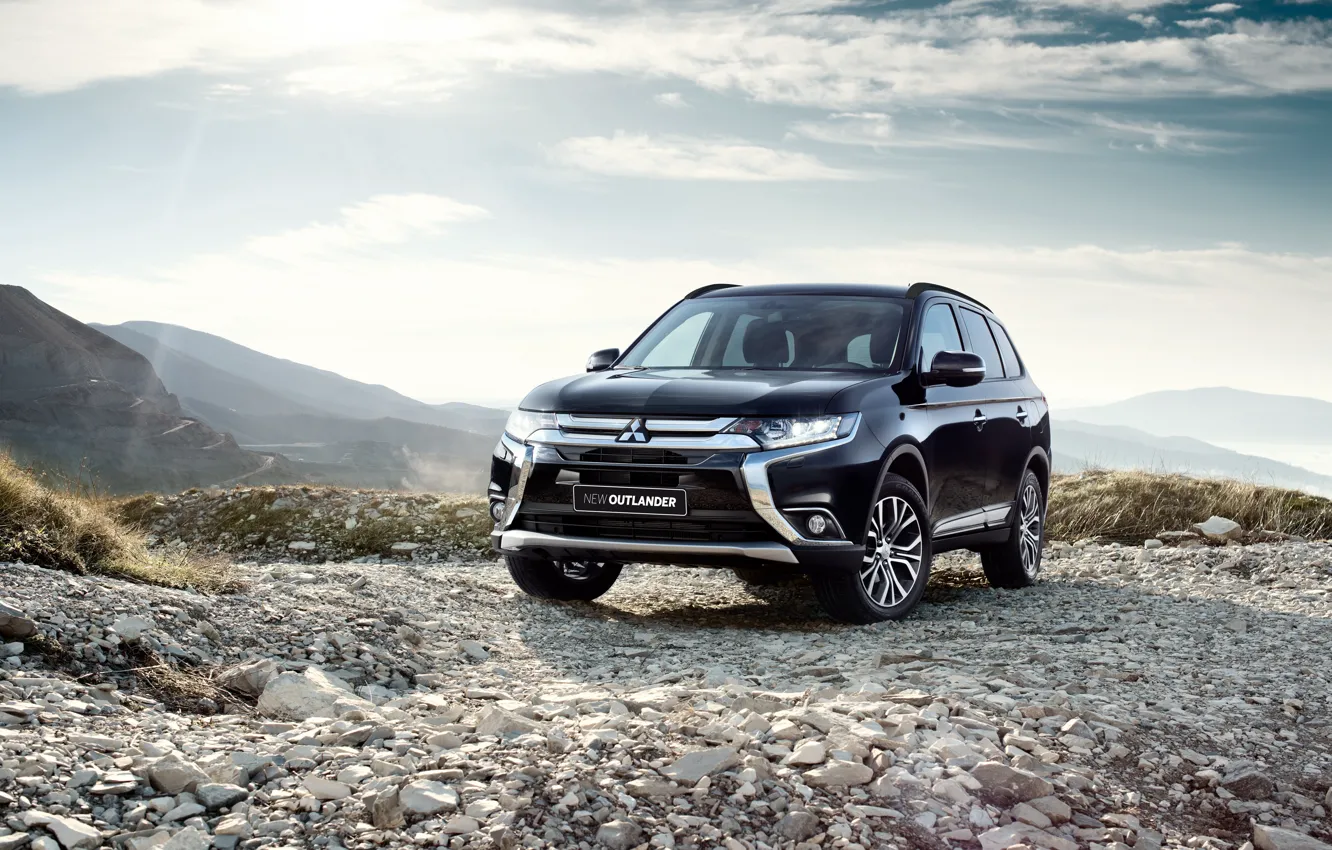 Photo wallpaper Mitsubishi, Mitsubishi, Outlander, 2015, Outlander, BR-spec