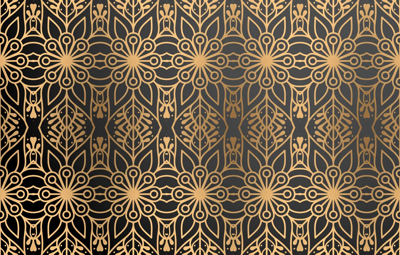 Photo wallpaper abstraction, background, pattern, black, texture, gold, gold, background