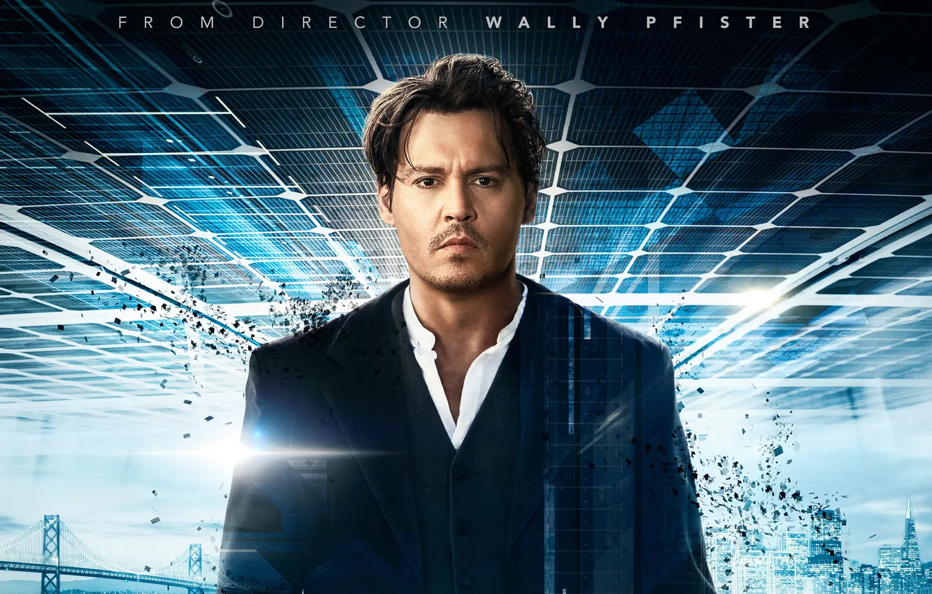 Photo wallpaper the film, Johnny Depp, Johnny Depp, Superiority, Transcendence