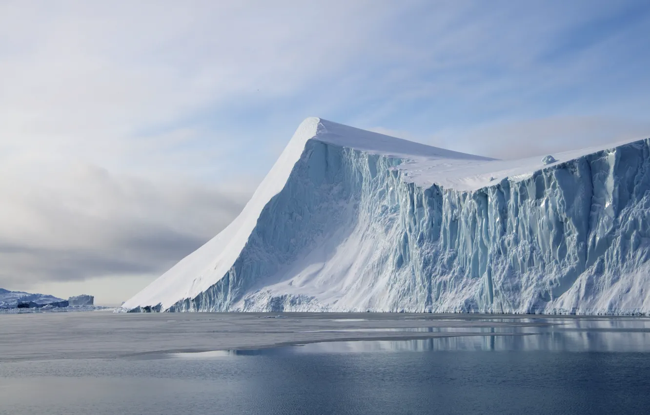 Photo wallpaper cold, ice, sea, glacier, ice