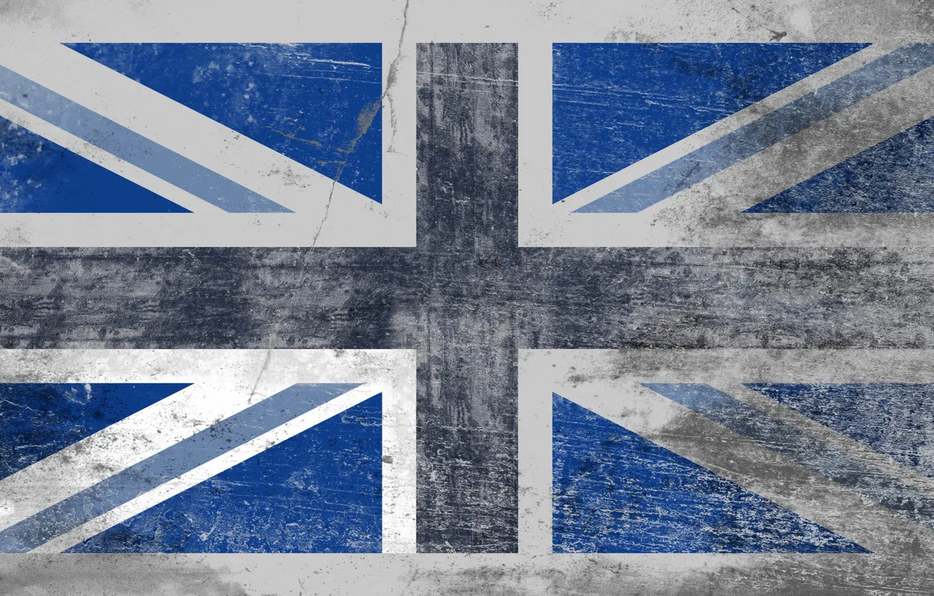 Photo wallpaper flag, Texture, Great Britain