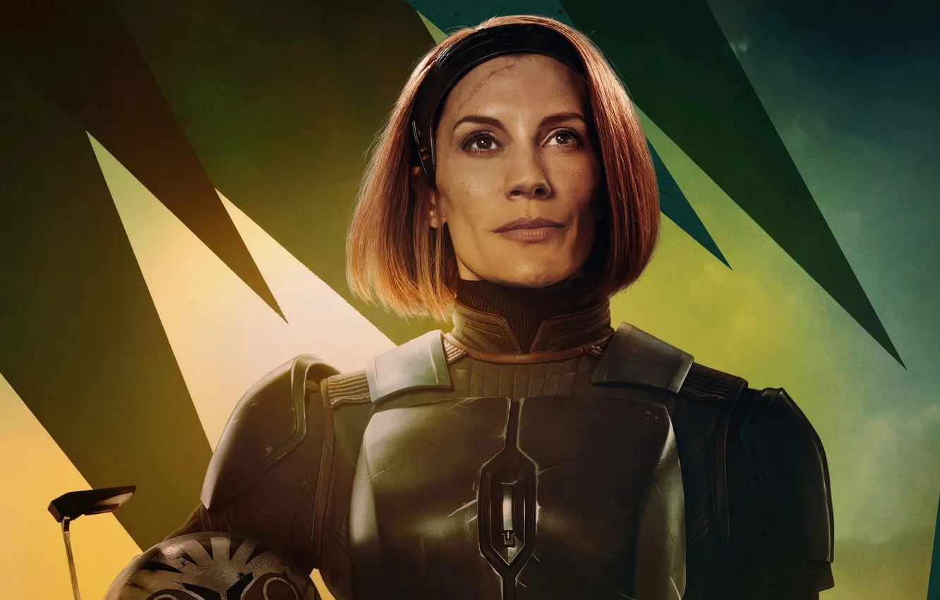 Photo wallpaper girl, helmet, armor, Mandalore, The Mandalorian, Бока-Тан Крейз