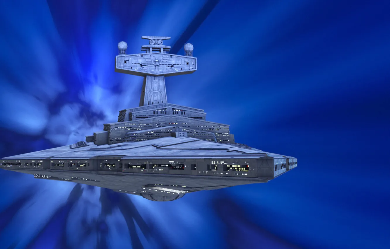 Photo wallpaper Star Destroyer, military spacecraft, type, Imperial, star wars, Galactic Empire
