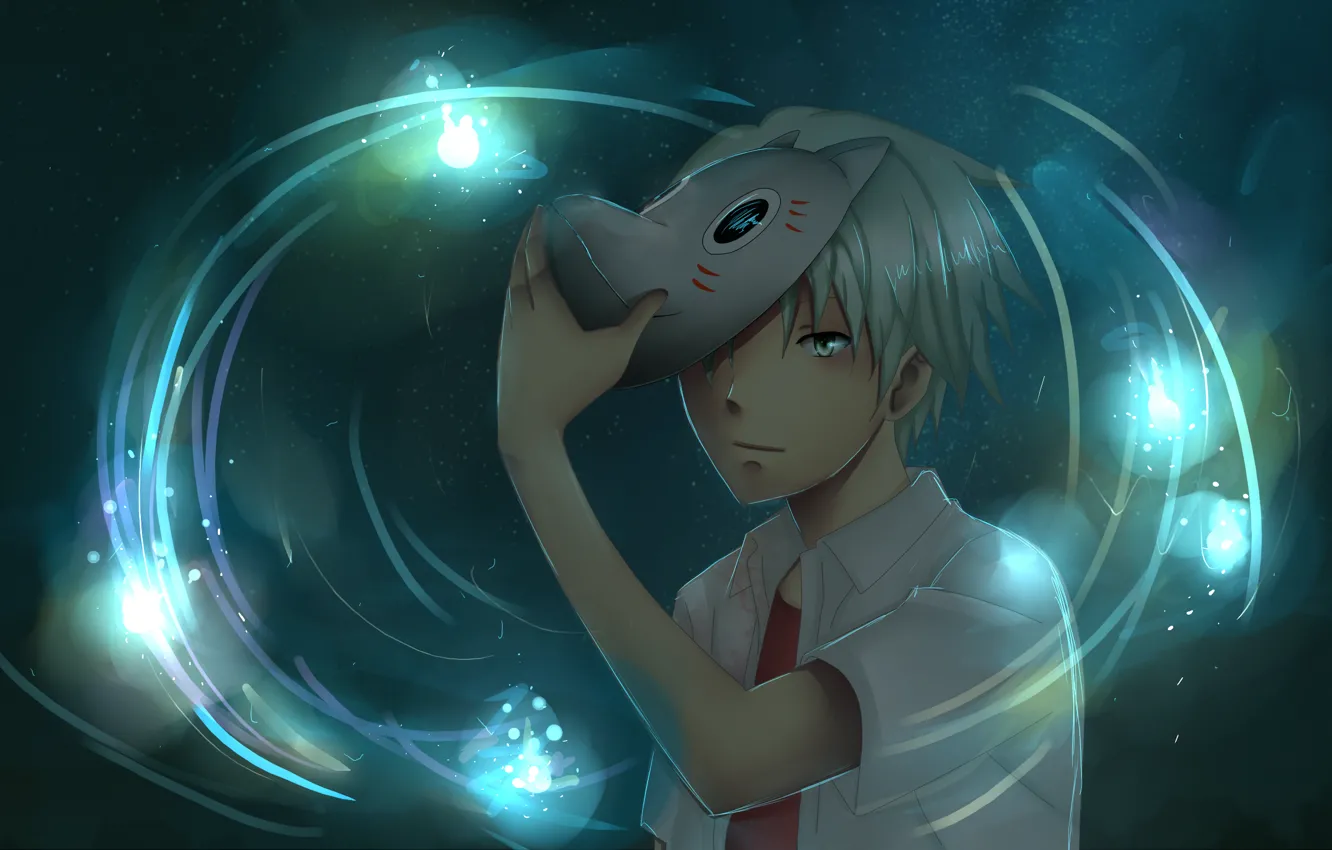 Photo wallpaper anime, art, Hotarubi no Mori e, the Forest of Fireflies' Light, Gin