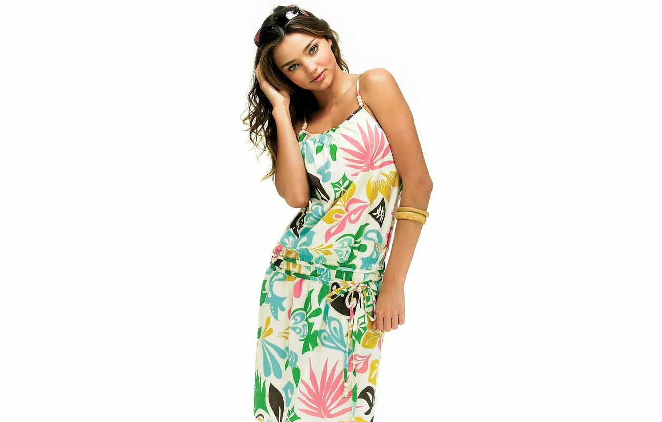 Photo wallpaper girl, model, dress, Miranda Kerr, Miranda Kerr