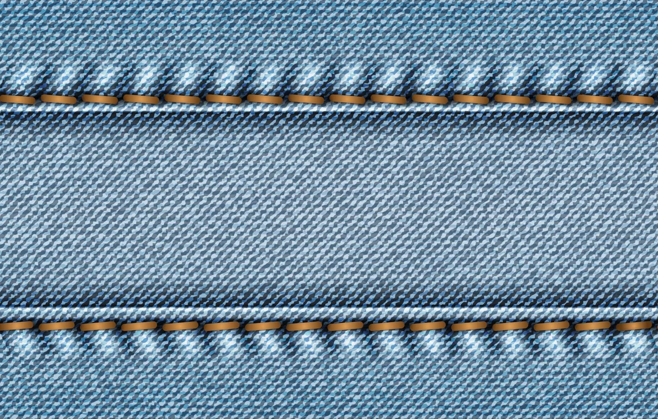 Photo wallpaper seam, jeans, denim