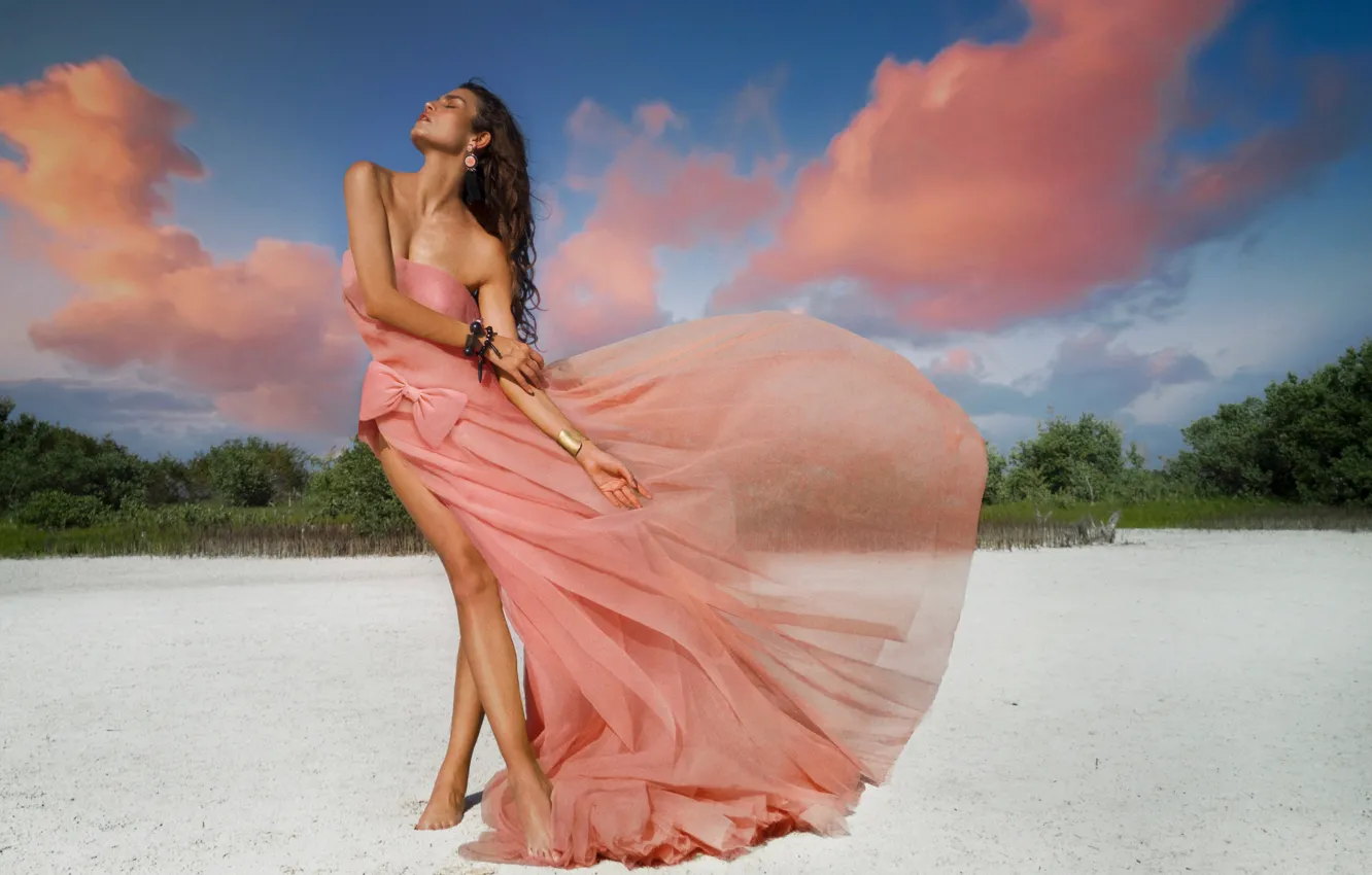 Photo wallpaper style, model, fashion