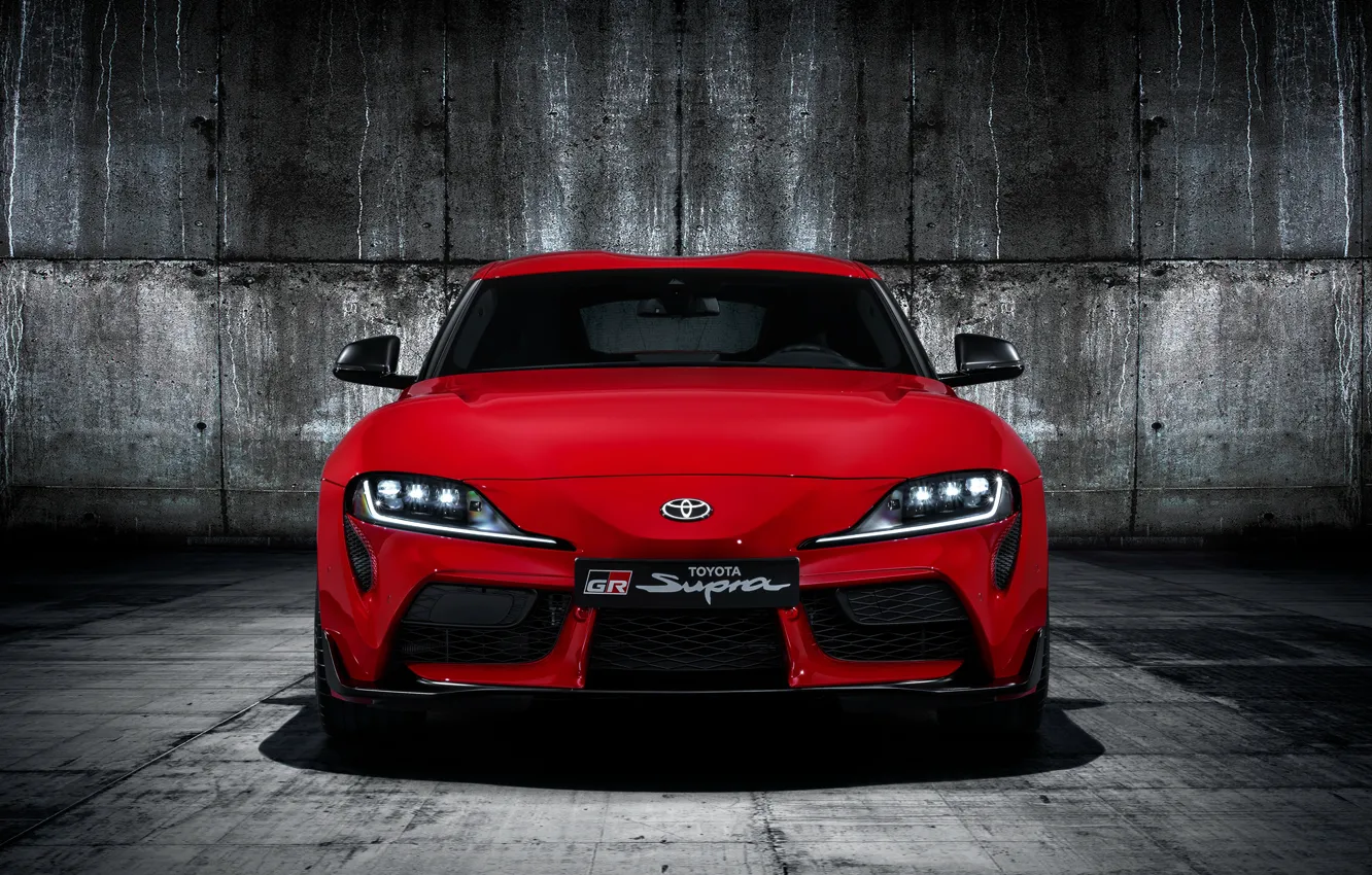 Photo wallpaper Toyota, front view, Supra, 2019, Toyota GR Above, GR Above