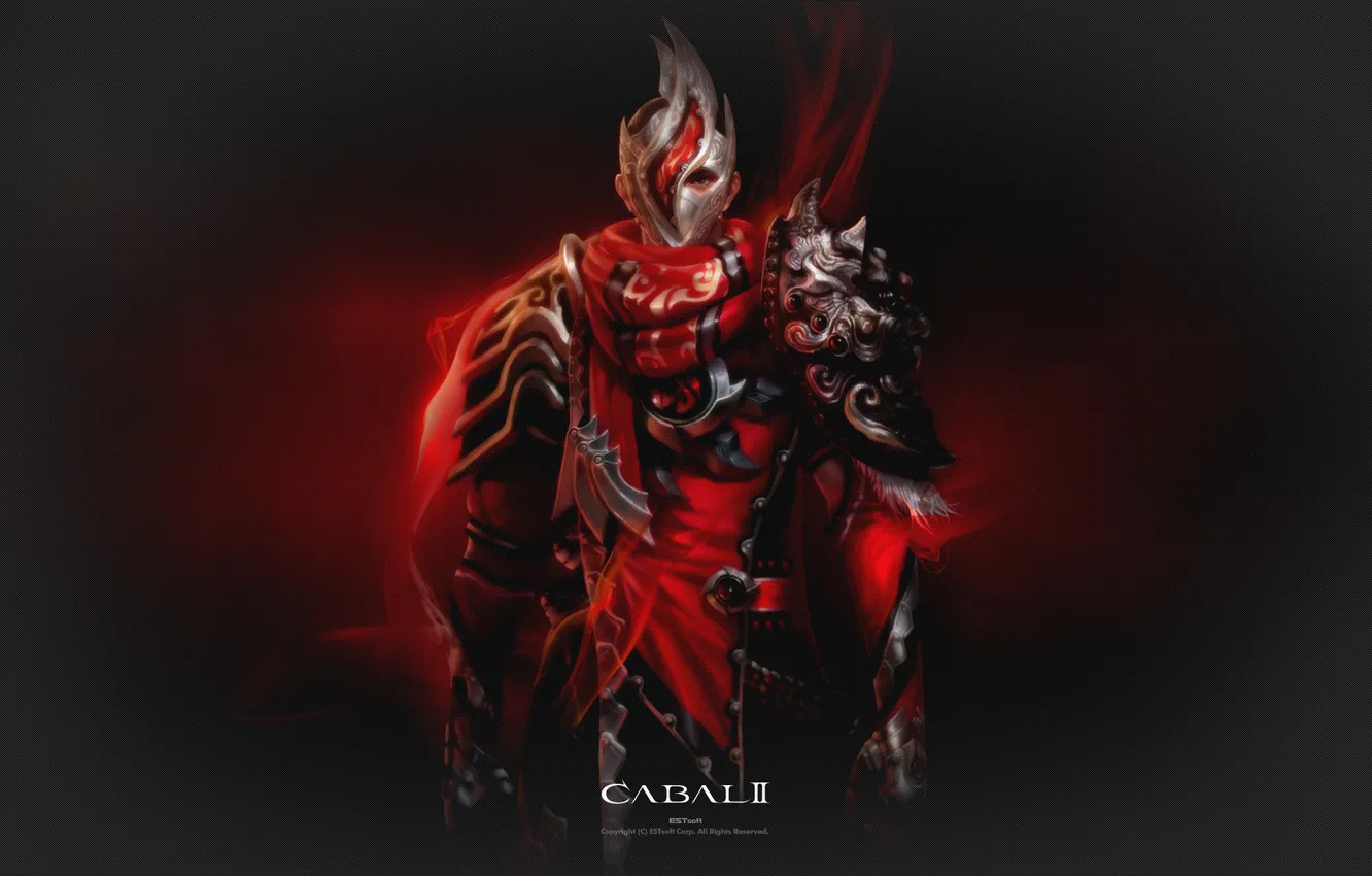 Photo wallpaper Armor, Warrior, Flame, Warrior, Cabal 2, Cabal 2