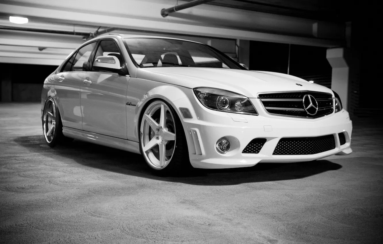 Photo wallpaper Mercedes-Benz, C63, ADV, w204