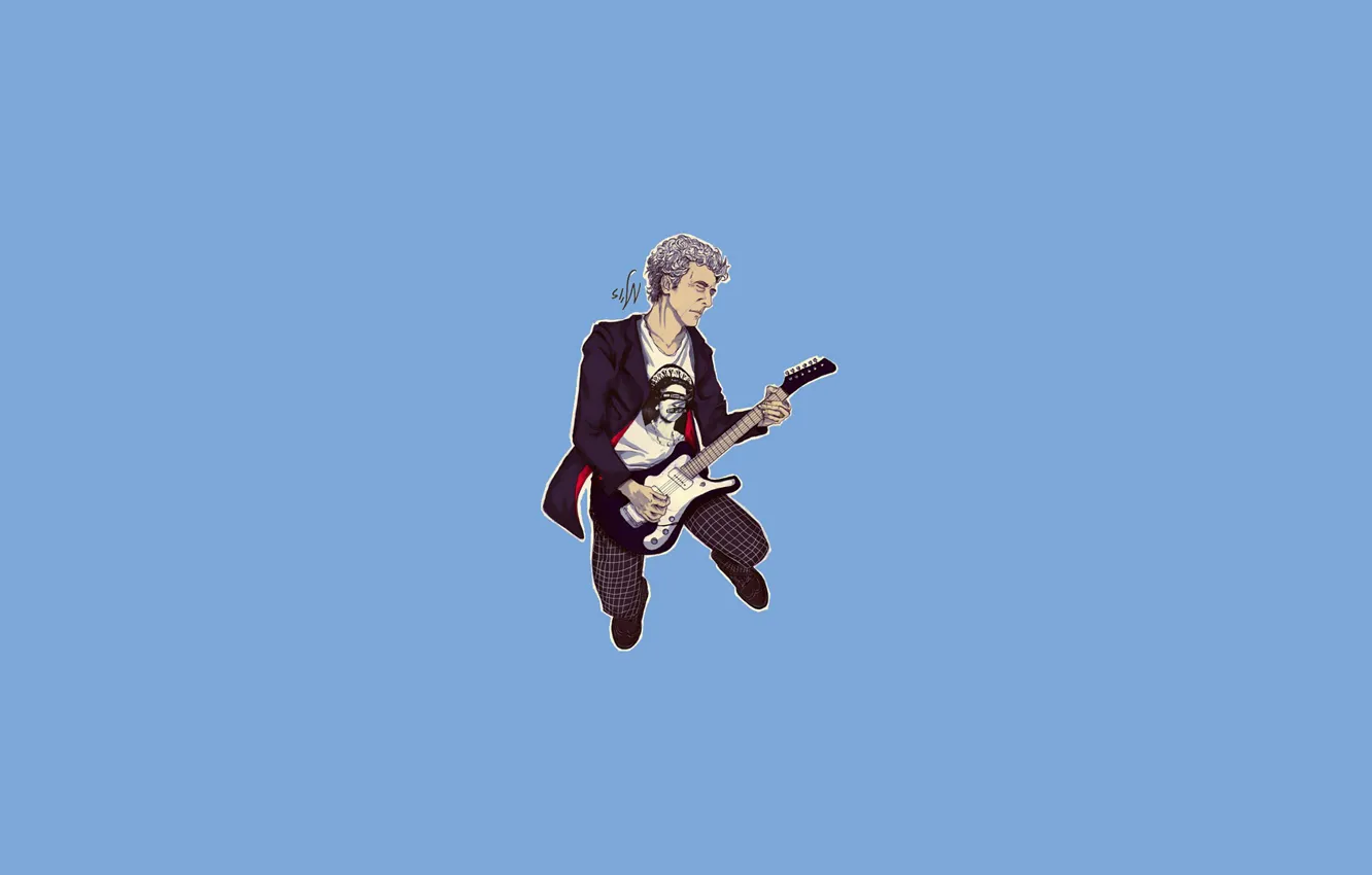 Photo wallpaper music, background, guitar, art, Doctor Who, Doctor Who, The Twelfth Doctor, Twelfth Doctor
