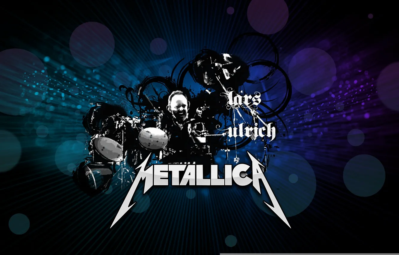 Photo wallpaper rock, metallic, drummer, Metallica, Lars Ulrich, Lars Ulrich
