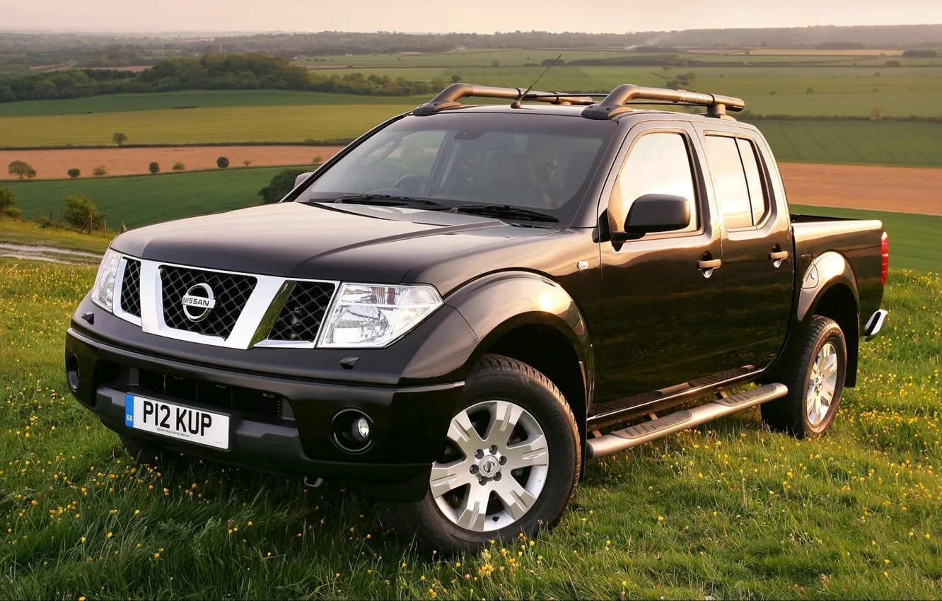 Photo wallpaper landscape, Nissan, Nissan, pickup, Double Cab, Navara, Navara