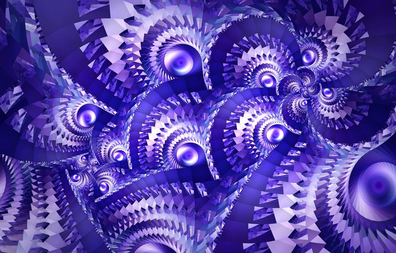 Photo wallpaper pattern, curls, the color purple