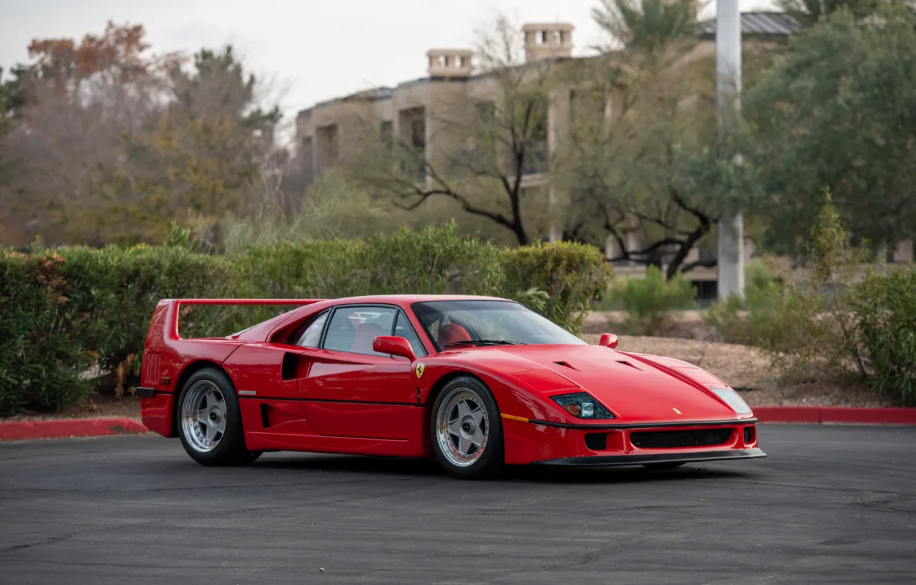 Photo wallpaper Ferrari, F40, 1990, Ferrari F40