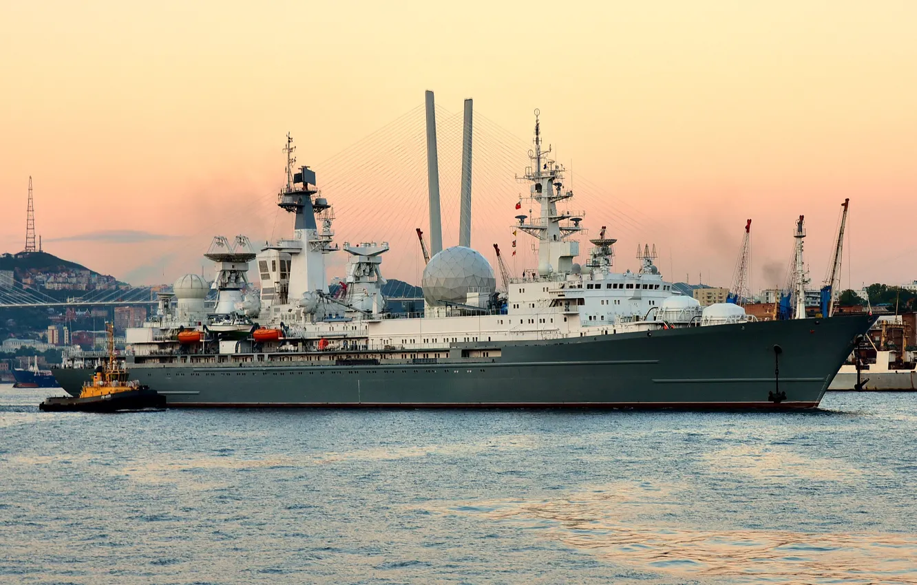 Photo wallpaper ship, Vladivostok, research, academician Krylov
