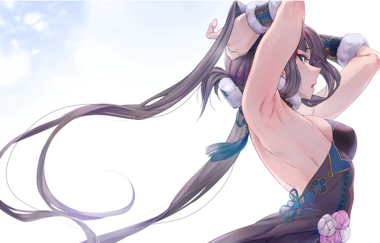 Photo wallpaper kawaii, girl, sexy, anime, babe, cute, back, Petite