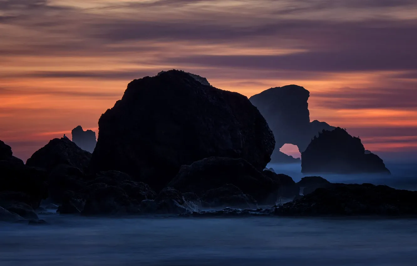 Photo wallpaper United States, Oregon, Clatsop