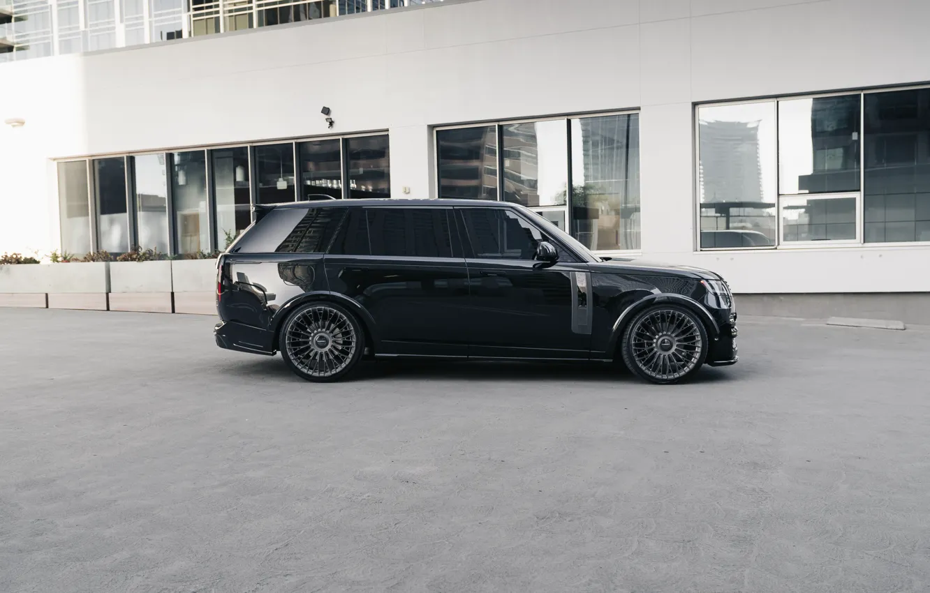 Photo wallpaper black, Side, Range Rove, Urban Automotive