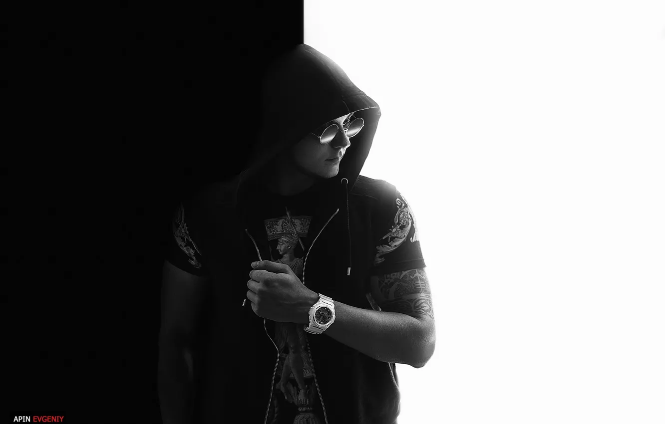 Photo wallpaper watch, glasses, photographer, guy, photography, photographer, Eugene APIN, Evgeniy Apin