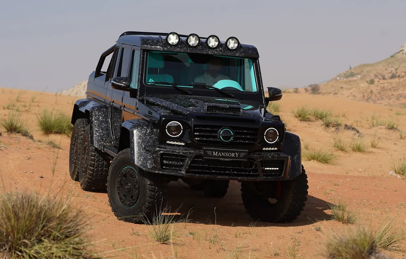 Photo wallpaper Mercedes, pickup, Mansory, AMG, 6x6, 2015, G 63, Gronos