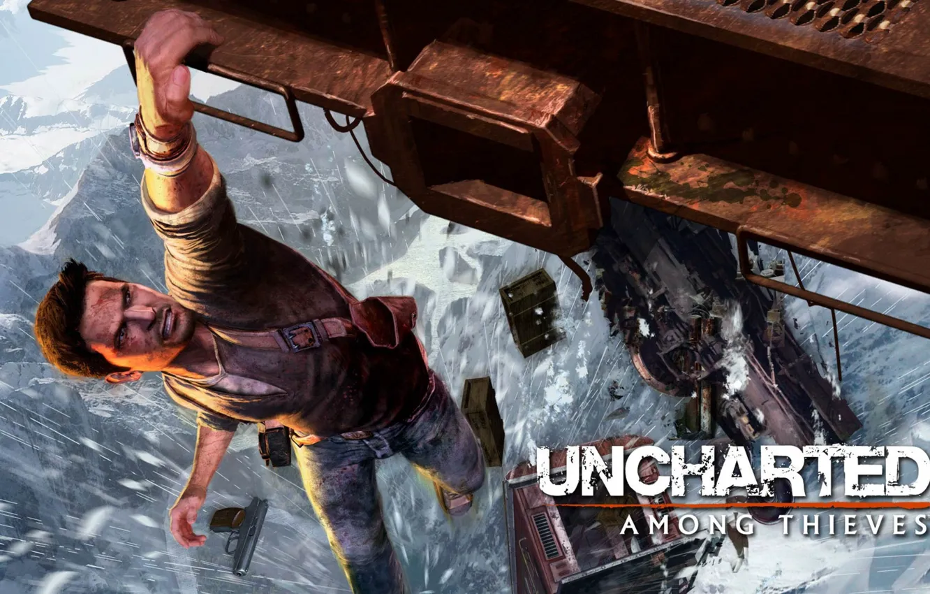 Photo wallpaper Game, Game, Nathan Drake, Uncharted 2: Among Thieves