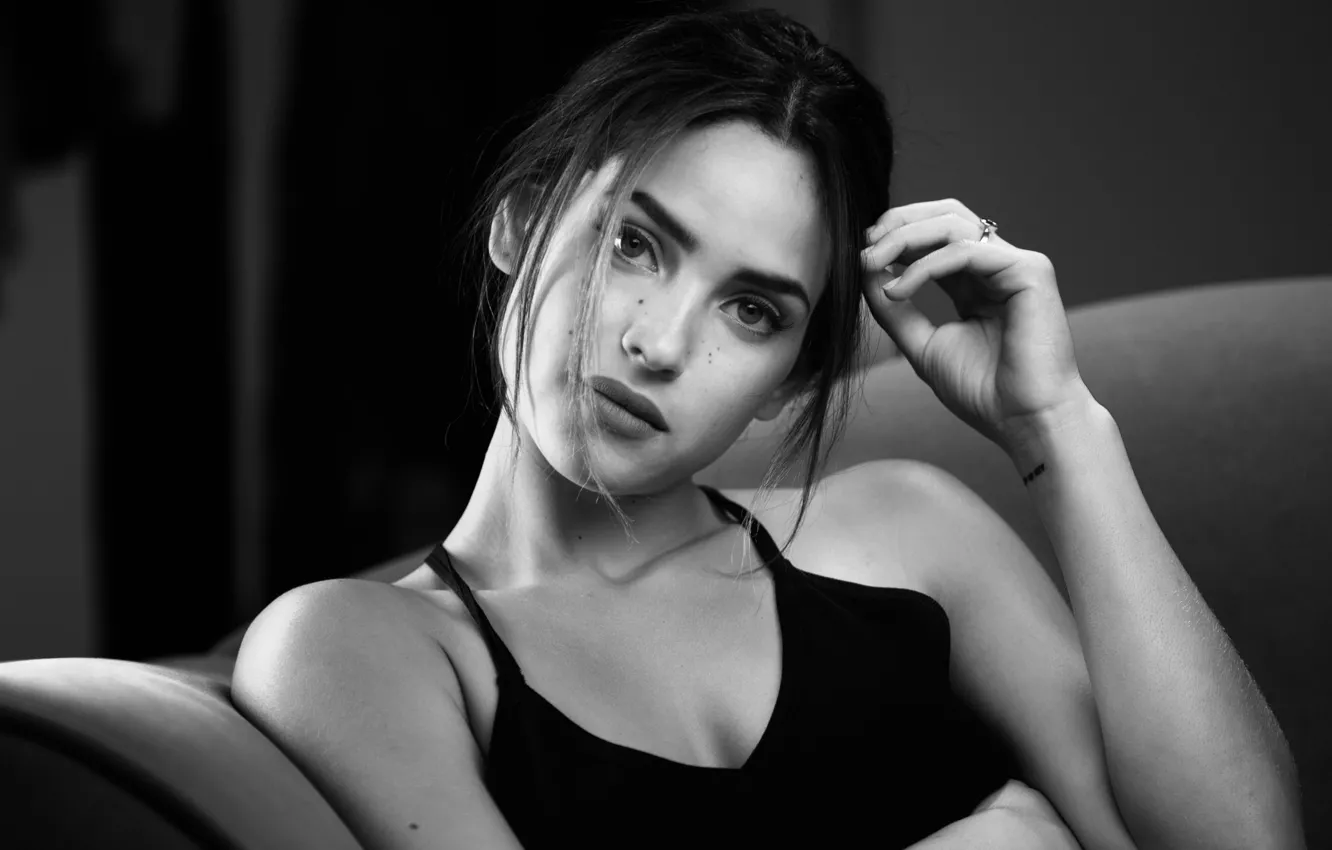 Photo wallpaper look, pose, actress, brunette, hair, Adria Arjona, Adria Arjona