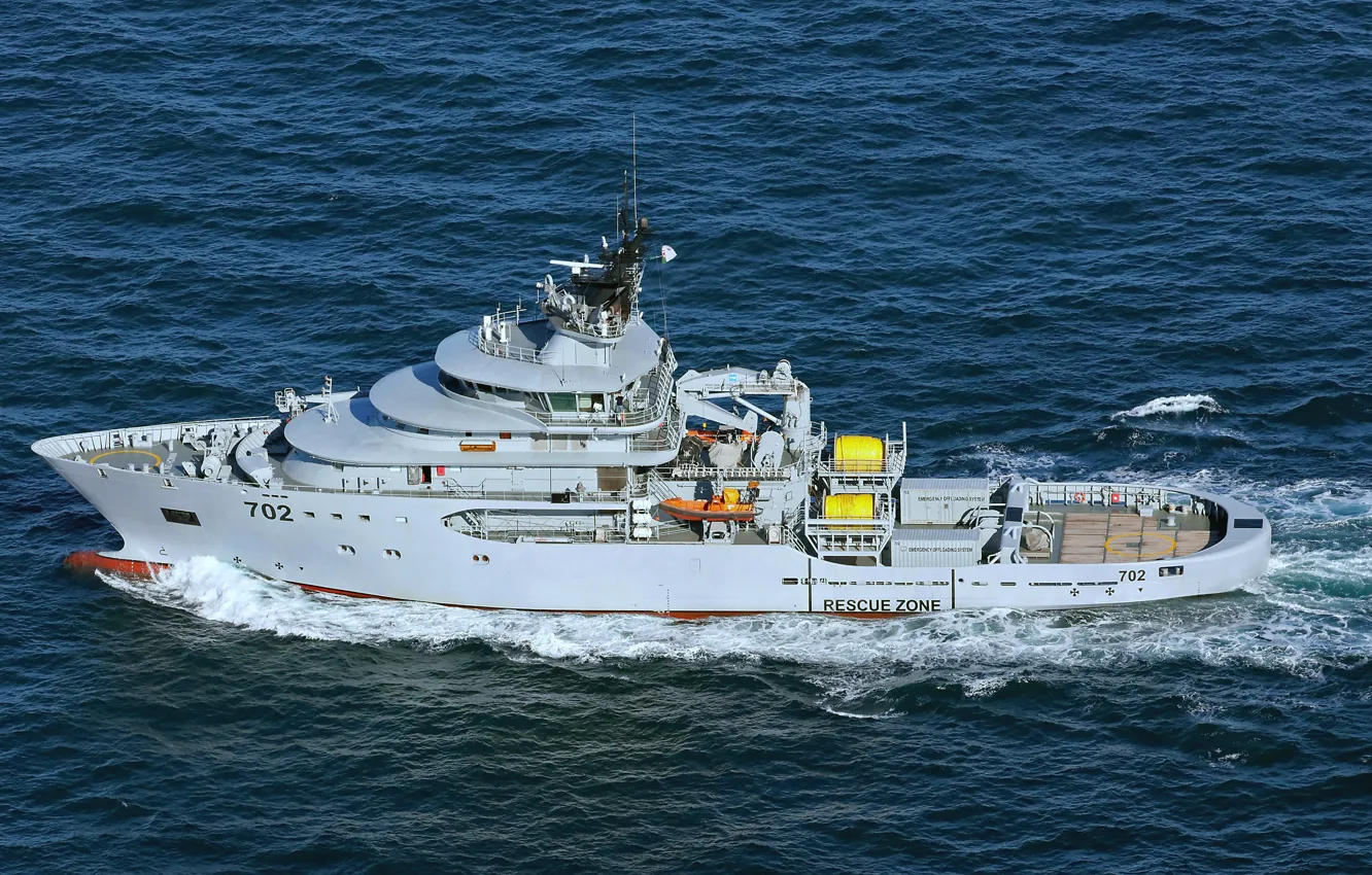 Photo wallpaper ship, lifeguard, Algerian Navy, El Mousif