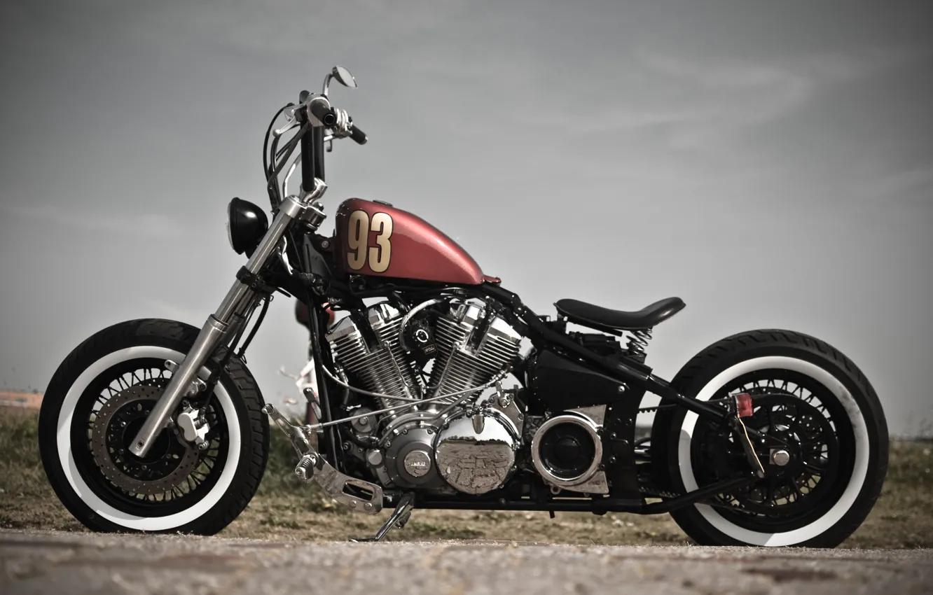 Photo wallpaper design, motorcycle, bike, XV1600, Bobber