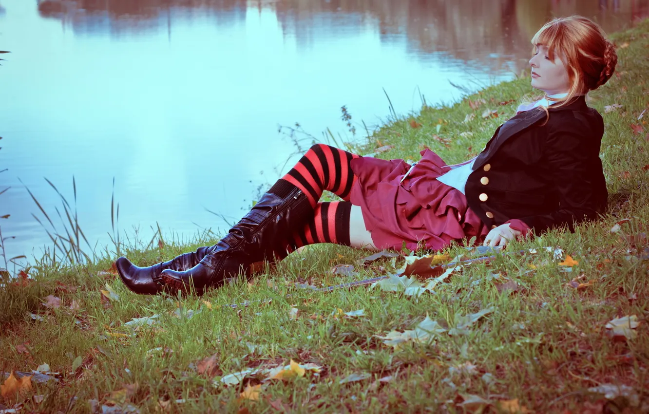 Photo wallpaper calm, resting, peace, on the shore